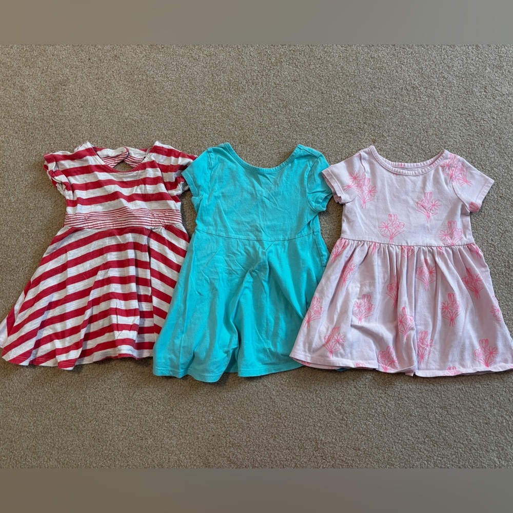 Cat & Jack Old Navy Play Dresses Set Size 2T 18-24 Months